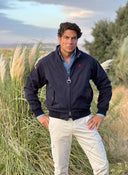 Cazadora Bomber España Azul Hombre