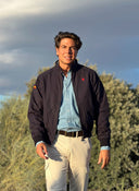 Cazadora Bomber España Azul Hombre