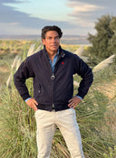 Cazadora Bomber España Azul Hombre