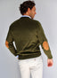 Jersey Verde Caza de Pico Coderas Hombre