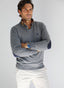 Jersey Hombre Cuello Pico Gris Coderas Azules