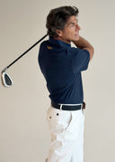 Polo Azul España Tejido Técnico Hombre