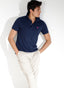 Polo Homme Bleu Classique