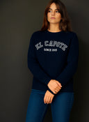 Jersey Azul Marino Oversize Mujer