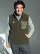 Chaleco Borrego Verde Caza Hombre