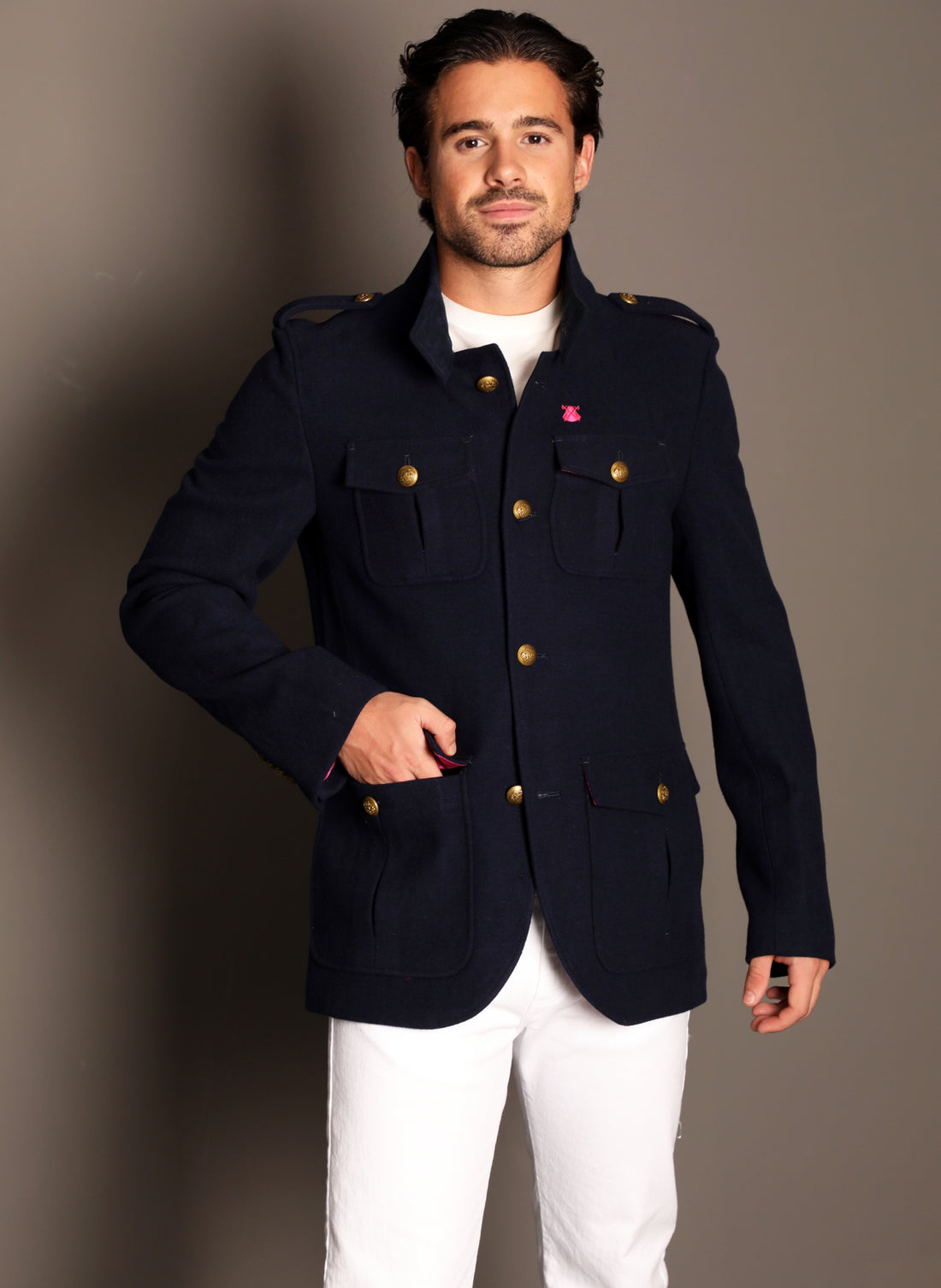 Austrian Jacket for Men Navy Blue