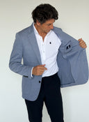 Americana Celeste Piqué Hombre