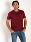 Camiseta Burdeos Classic Hombre