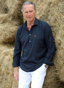 Polera Azul Marino Shibuya Cuello Soft  Hombre