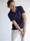 Polo Técnico Azul Marino Hombre