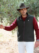 Chaleco Loden Verde Caza Hombre