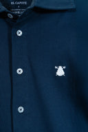 T-shirt bleu marine pour homme