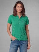 Polo Classic Verde Aguamarina Mujer