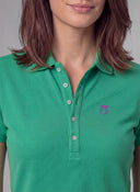 Polo Classic Verde Aguamarina Mujer