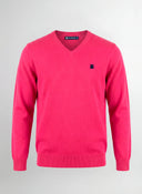 Jersey Rosa Capote Cuello Pico Hombre