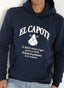 Sudadera Hombre Capucha Azul