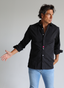 Camisa Hombre Torero Negra