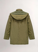 Capuche Amovible Plumes Vertes Homme