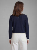 Women's Textured Blue Jacket