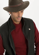 Chaleco Loden Verde Caza Hombre