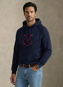 Men's Hooded Sweatshirt Navy Blue Cape