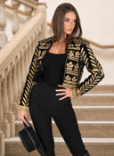 Chaquetilla Azabache y Oro Mujer - Edición Limitada