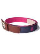 Ceinture Bleue Logos Rosa Capote