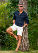 Polera Hombre Azul Marino