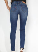 Pantalón Vaquero Azul Oscuro Mujer