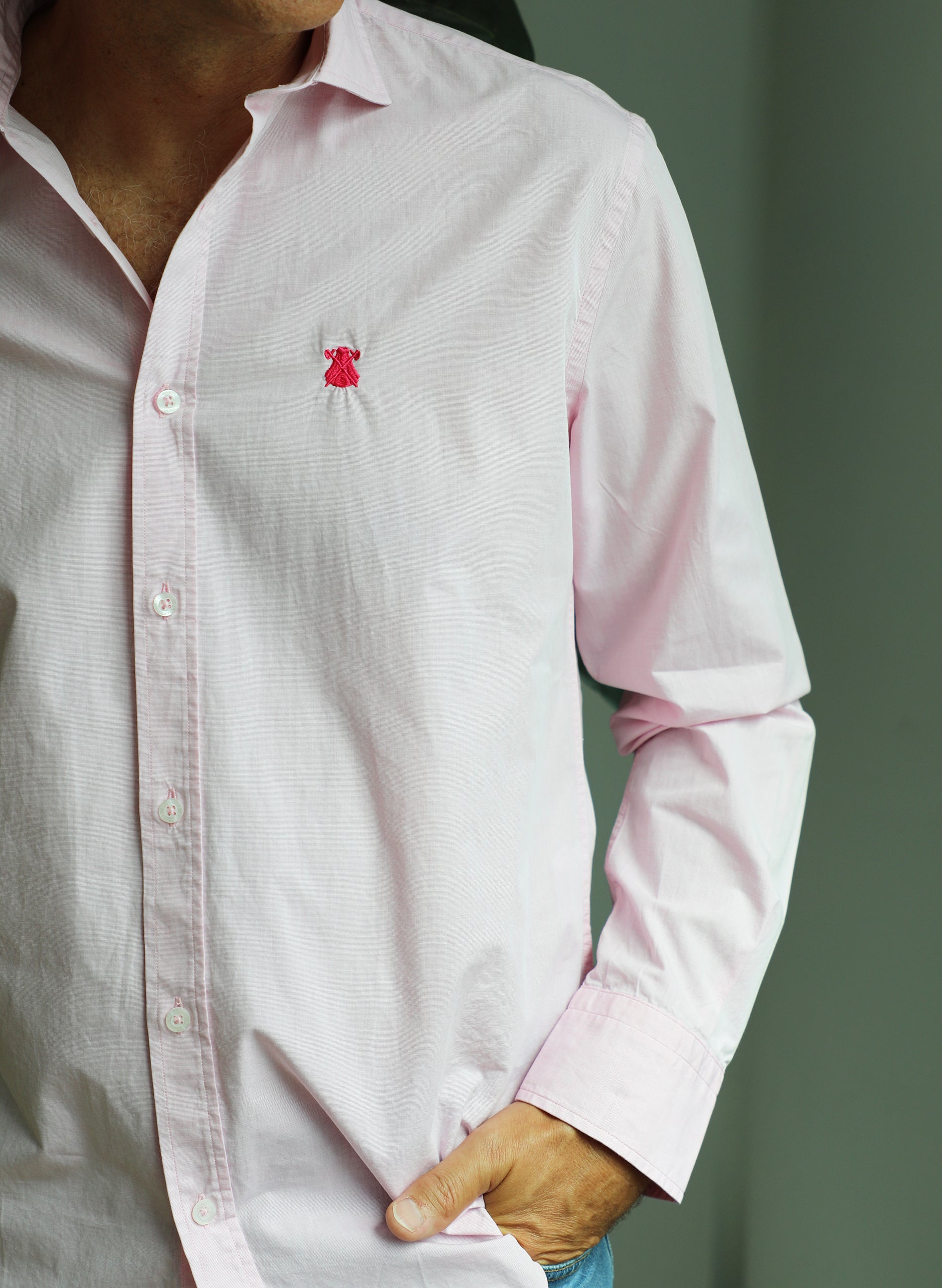 Chemise Fila Fil Rose Homme