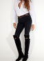 Women's Black Elastic Jeans 