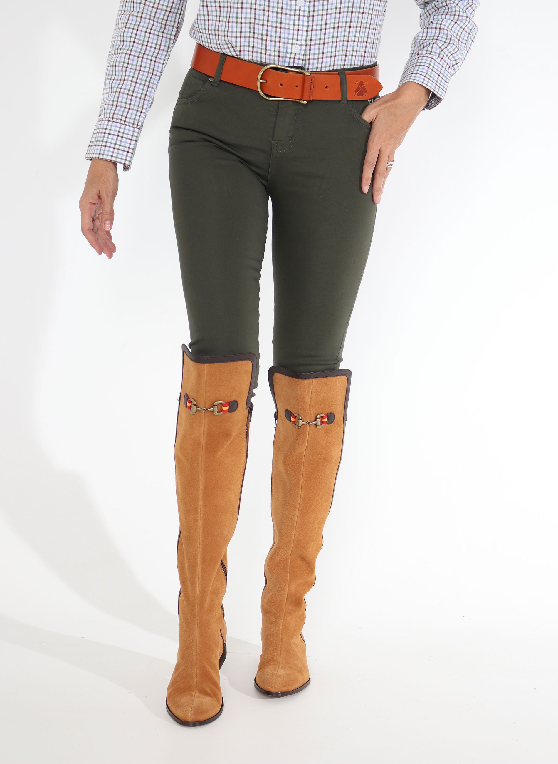 Women's Brown Musketeer Boot