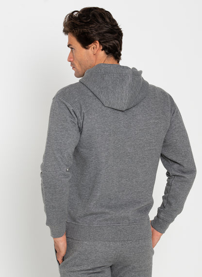Gray Sweatshirt Spain Hood with Zip Man