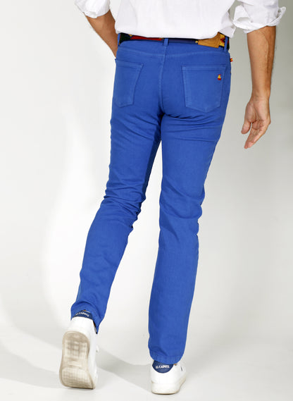Pantalon Homme Bleu 5 Poches