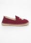 Espadrille Rouge Vin Logo Crème Homme