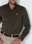 Green Micro Corduroy Man Shirt 