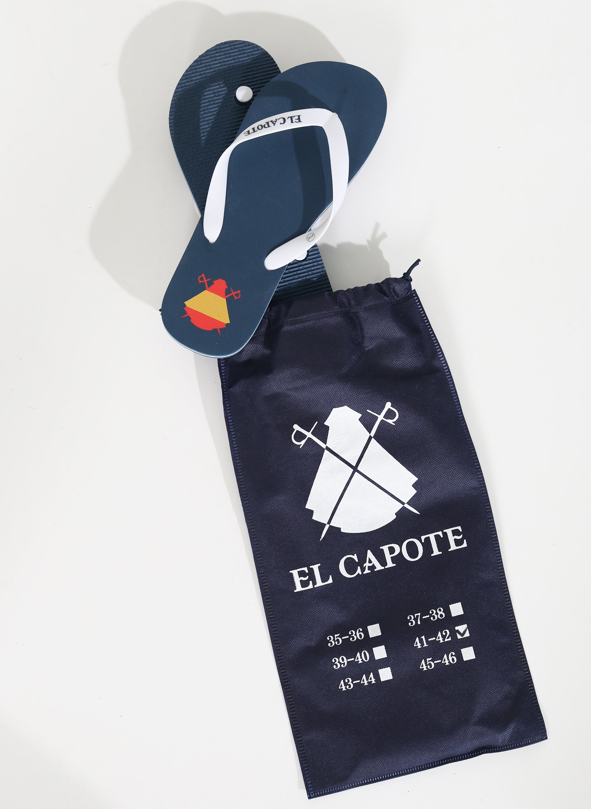 Unisex Weiße Streifen Flip Flops Capote Spanien