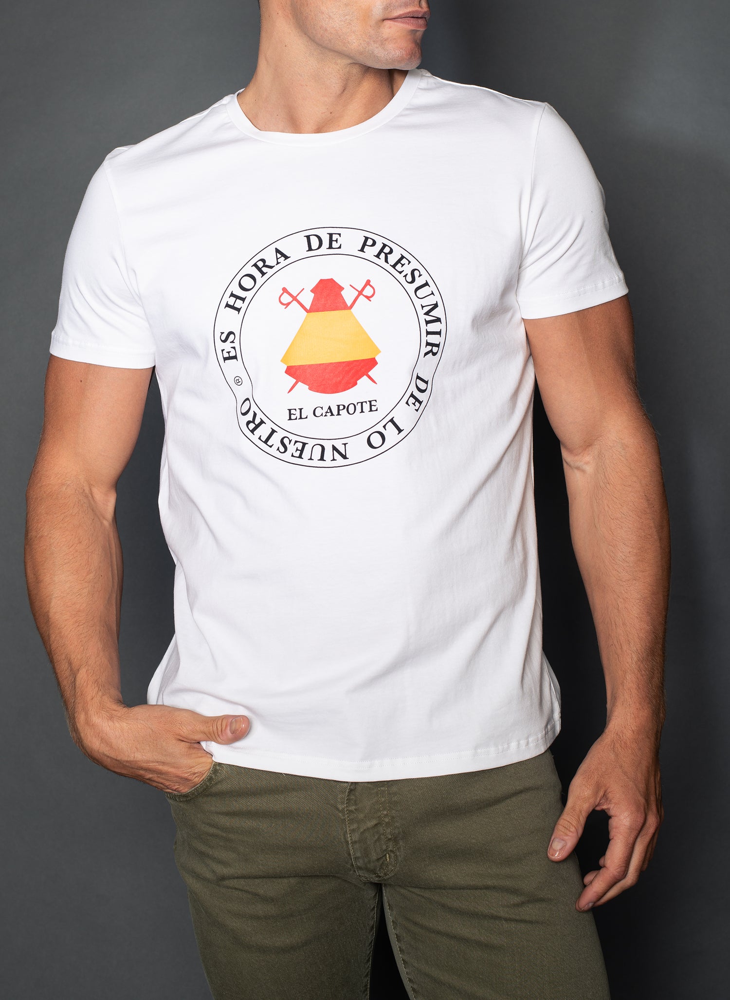 T-shirt à slogan Espagne pour homme