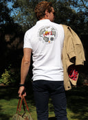 Polo Classic Man White Logo Pink Capote