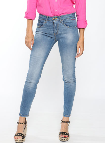 Hellblaue Jeanshose Damen