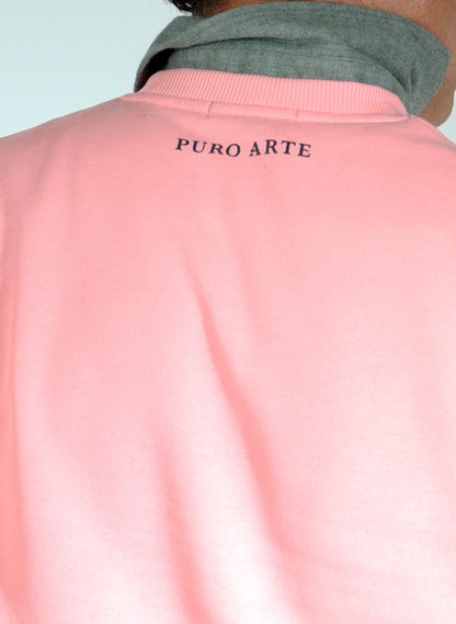 Morante lichtroze herensweatshirt