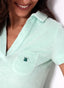 Polo Mujer Toalla Menta