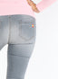 Gray Elastic Jeans Woman Spain 