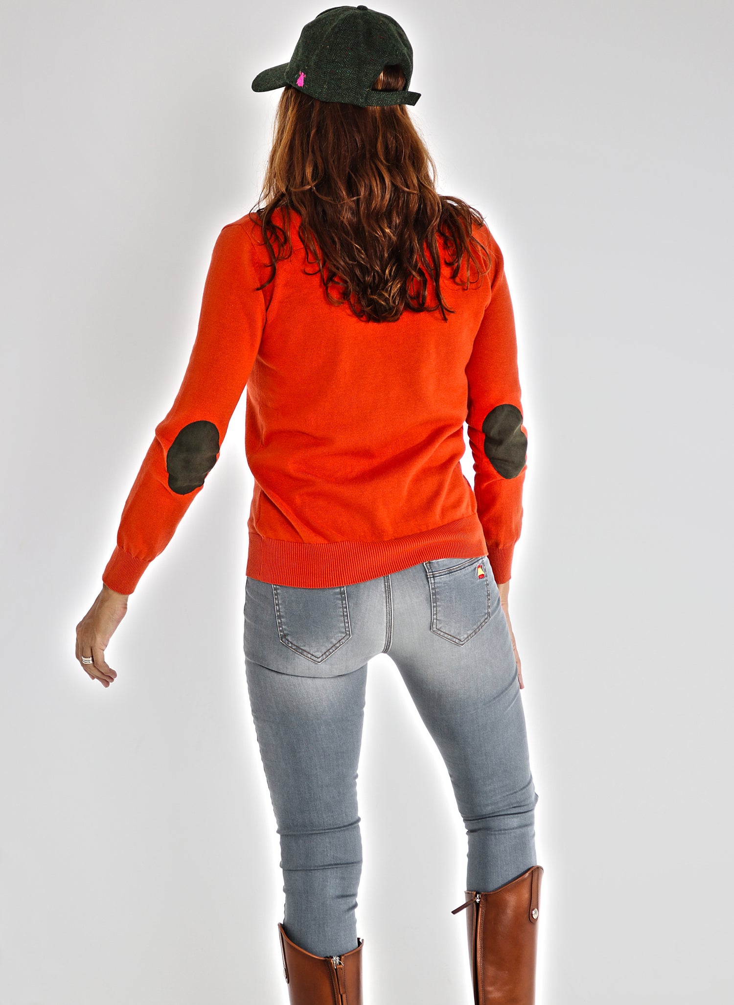 Jersey Mujer Teja de Pico con Coderas