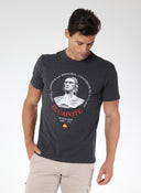 Anthracite T-shirt Tribute to Blas de Lezo Man