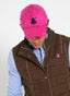 Gorra Serraje Rosa Capote Logo Azul Marino