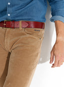 Pantalón Hombre Camel Micro Pana