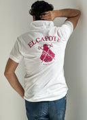 Polo Classic Man White Logo Pink Capote