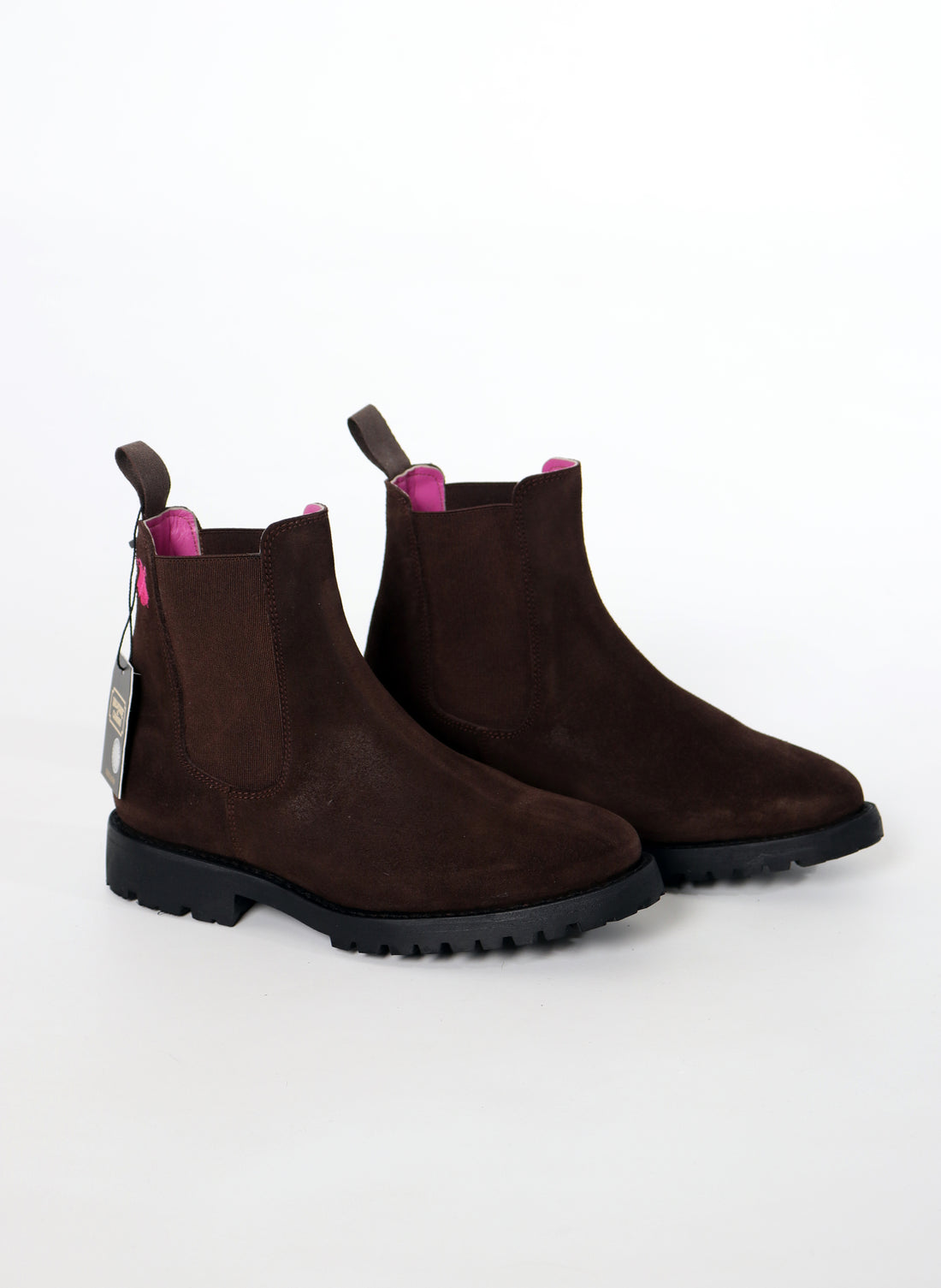 Femme ankle boots in chocolate brown nubuck