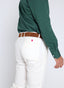 Pantalón Tipo Chino Blanco Hombre